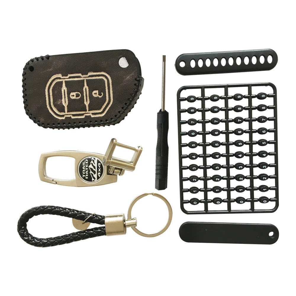 

Lantsun JL1022-B Key Case Cover For Jeep JL for wrangler accessories 2018+