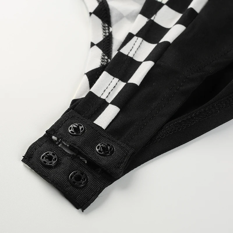 Комбинезон женский с коротким рукавом пикантный облегающий Ромпер в стиле