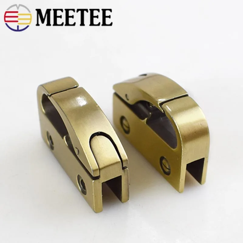 2/4 шт. Meetee металлические пряжки с зажимом Сумки из натуральной кожи Кепки
