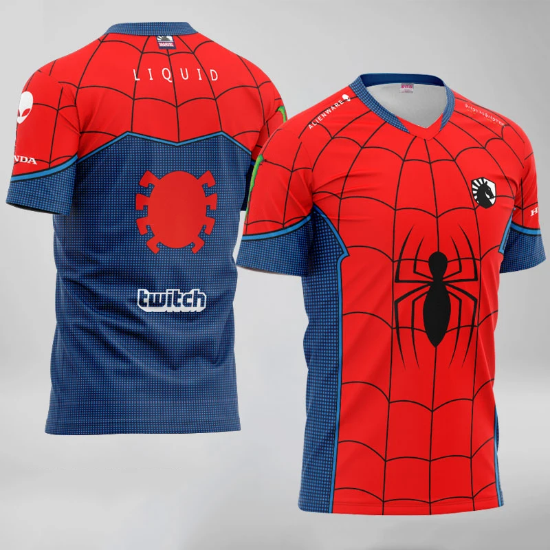 

2021NewBoy's Dream Sports T-shirt Team Uniform Children's Short Sleeve Same Paragraph Game Casual Team Plus Size T-Shirt 100-6XL
