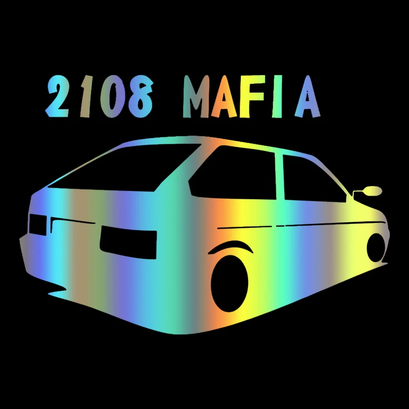 CK3206# наклейки на авто ВАЗ 2108 MAFIA водонепроницаемые машину наклейка для