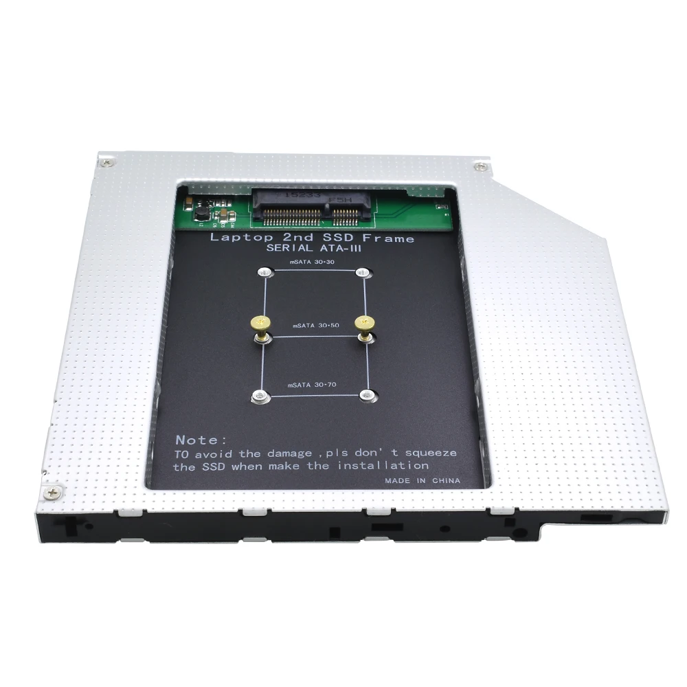 TISHRIC Алюминий 9 5 мм HDD Caddy SATA 3 0 Optibay жесткий диск для подключения жесткого диска