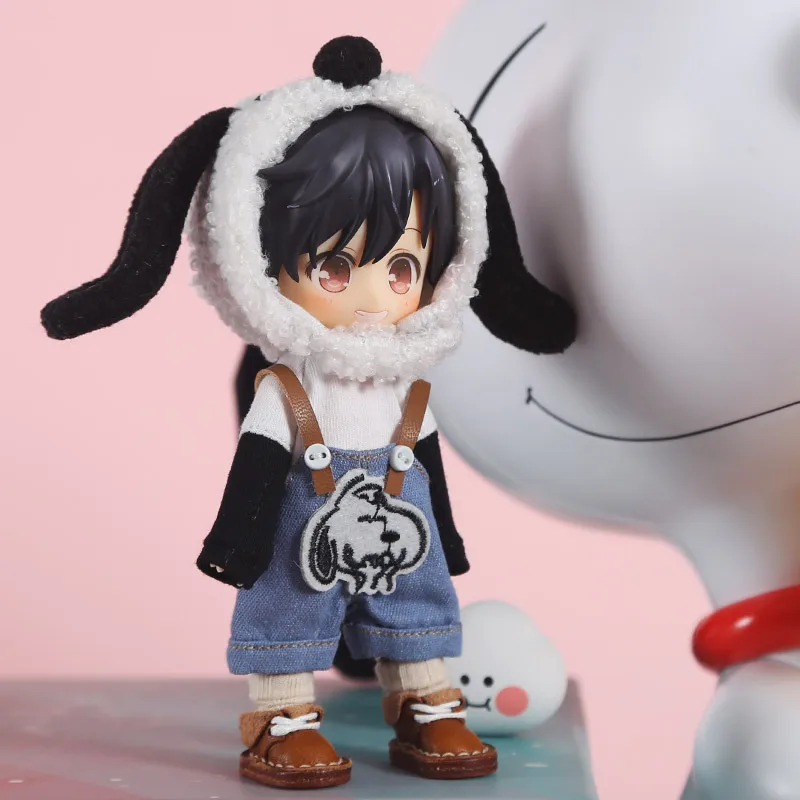 

Ob11 baby clothes dog suit back belt pants Molly baby clothes round is 1/12 BJD GSC plain body doll clothes Doll accessories