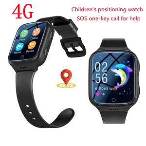 4g children smart watch gps positioning anti lost mobile phone video call sos tracker waterproof watch birthday gift boy girl free global shipping