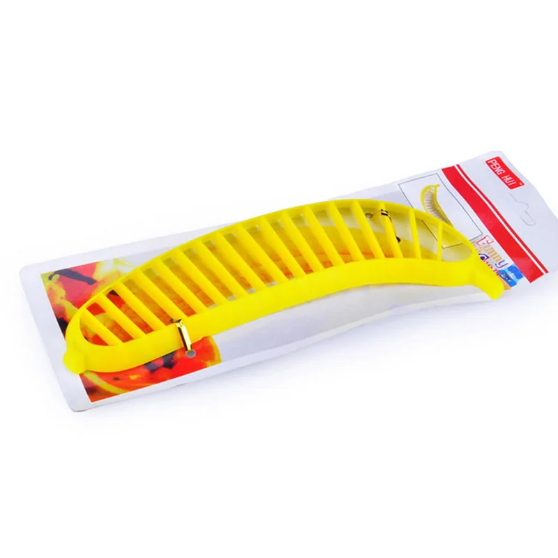 2 шт. нож для бананов слайсер фруктов овощей резак кухонная Салатница режущий