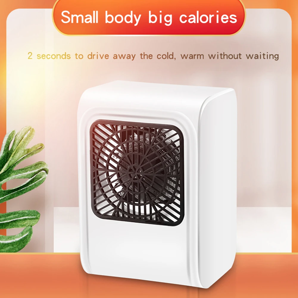 500W Mini Portable 2s Fast Electric Heaters Touch Control Hot Fan Winter Warmer Overheat Protection Air Heater 110V |