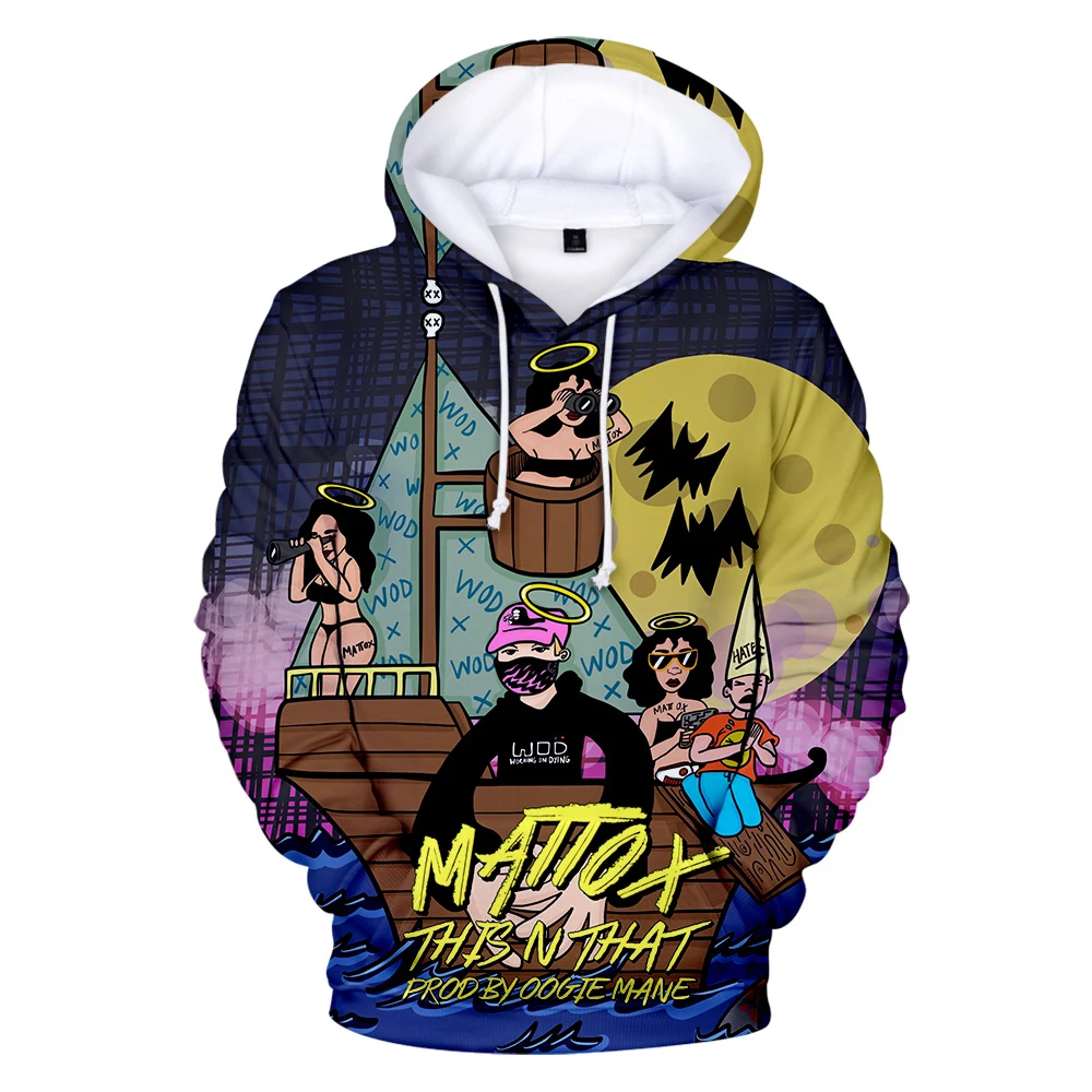 

Hoodie 3D Print Matt OX Sweatshirt Men Women Hoodies Hip Hop Autumn Clothing 3D Cartoon Pullover Children Long Sleeve Hoody
