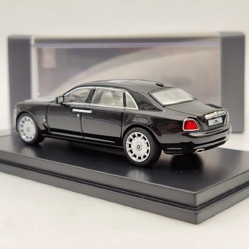 1:64 для R ~ ls-R yce Ghost удлиненная колесная база DC8805 Черные Литые под давлением модели