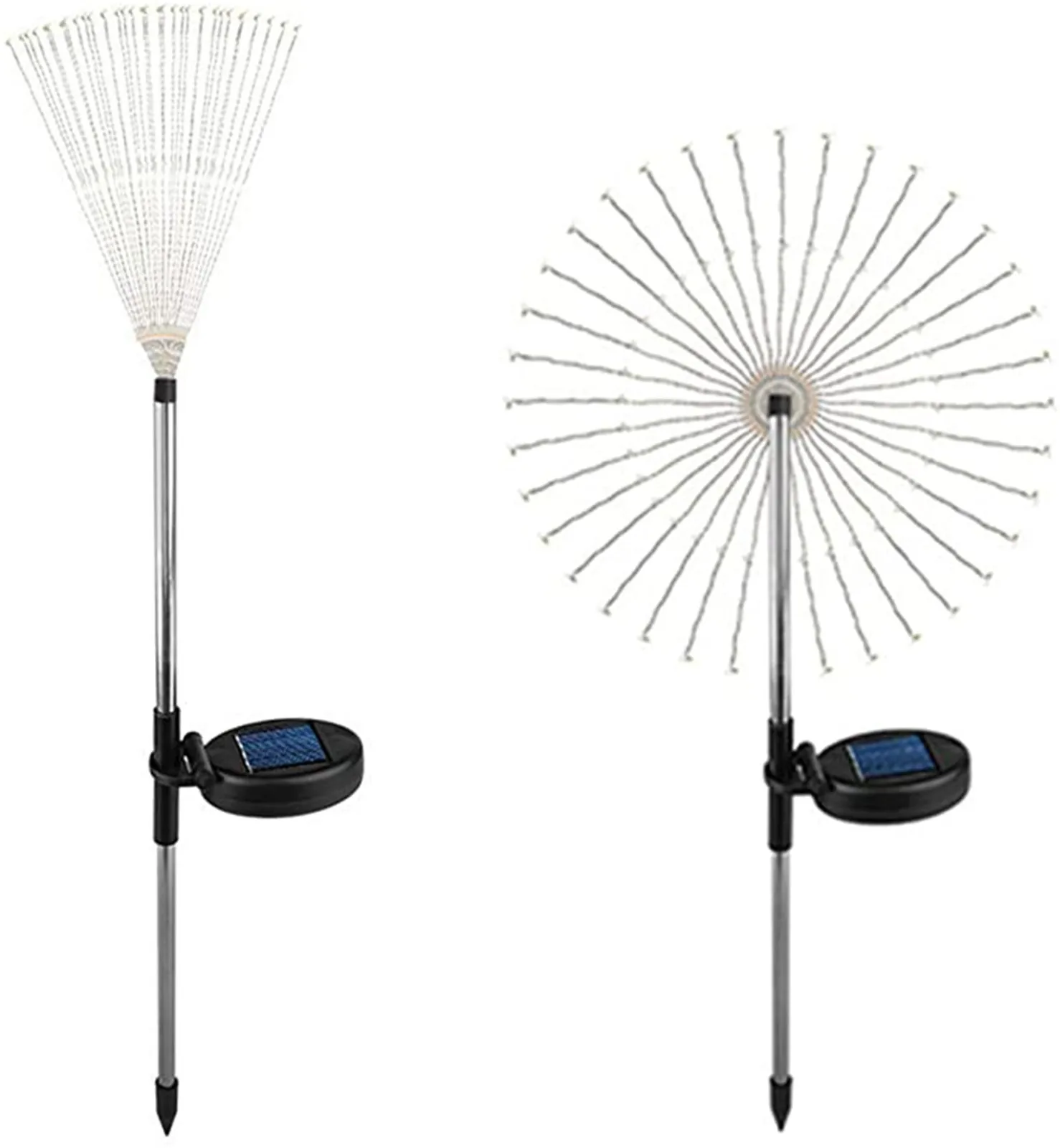 

1pcs Solar Powered Outdoor Grass Globe Dandelion Fireworks Lamp 90 Led For Garden Lawn Landscape Lamp Holiday Light New #M