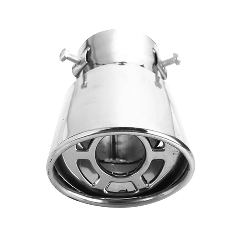 Универсальный Автомобильный задний металлический изогнутый глушитель