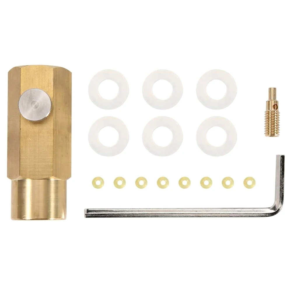 

CO2 Refill Adapter Filling Soda Stream Tank CO2 Refill Adapter Connection Kit For The W21.8-14 Valve CO2 Tank Gadgets