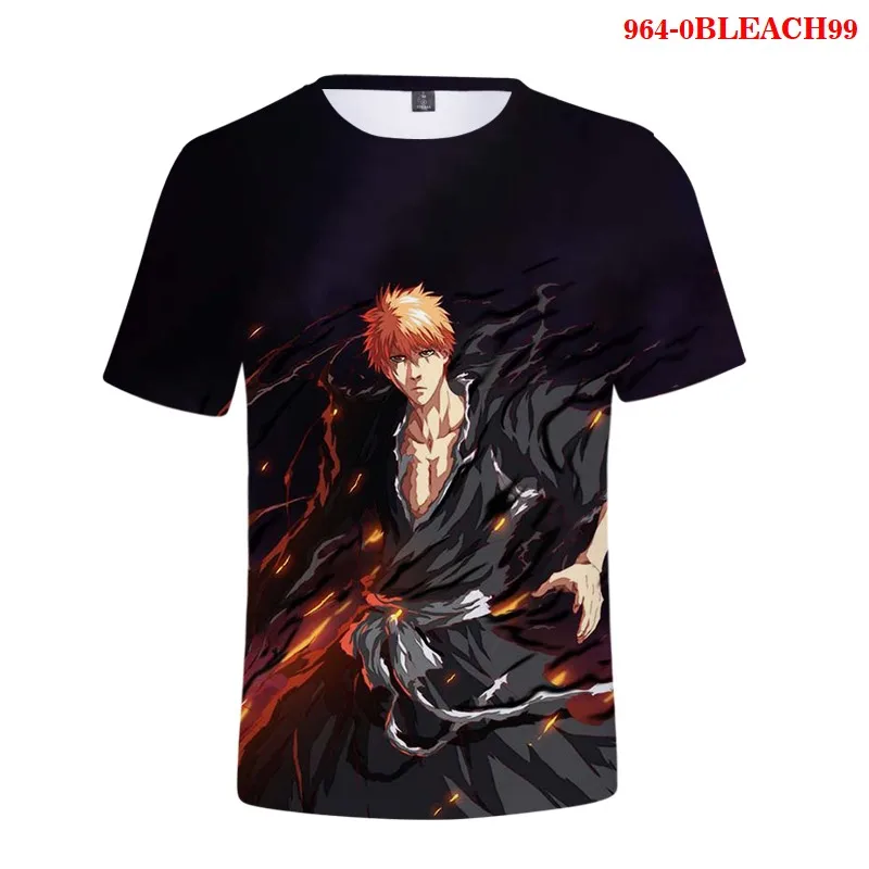 

Summer Popular Anime BLEACH 3d Print Unisex Tshirt Fashion Cool Hip Pop Harajuku Streetwear Short Sleeve Round Neck Popular Tops
