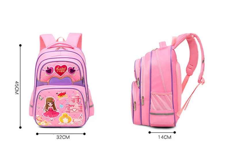 orthopedics backpack Schoolbag Kids Backpack Boys Girls School Bags waterproof Backpack Bookbag 1-3 grade Mochila Infantil