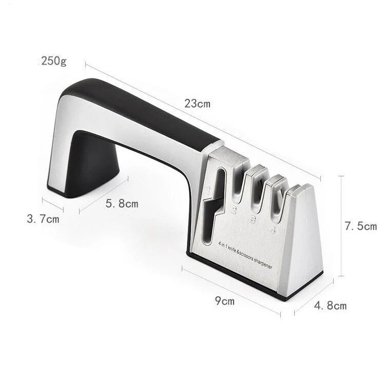 

Knife Sharpener 4 Stages Professional Kitchen Sharpening Stone Grinder knives Whetstone Tungsten Diamond Ceramic Sharpener Tool