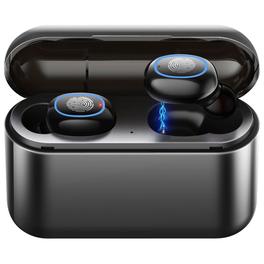 

Wireless Bluetooth 5.0 Earphones TWS Touch Control InEar 8D Sound Gaming Earbuds With LED Digital Display Charger Case