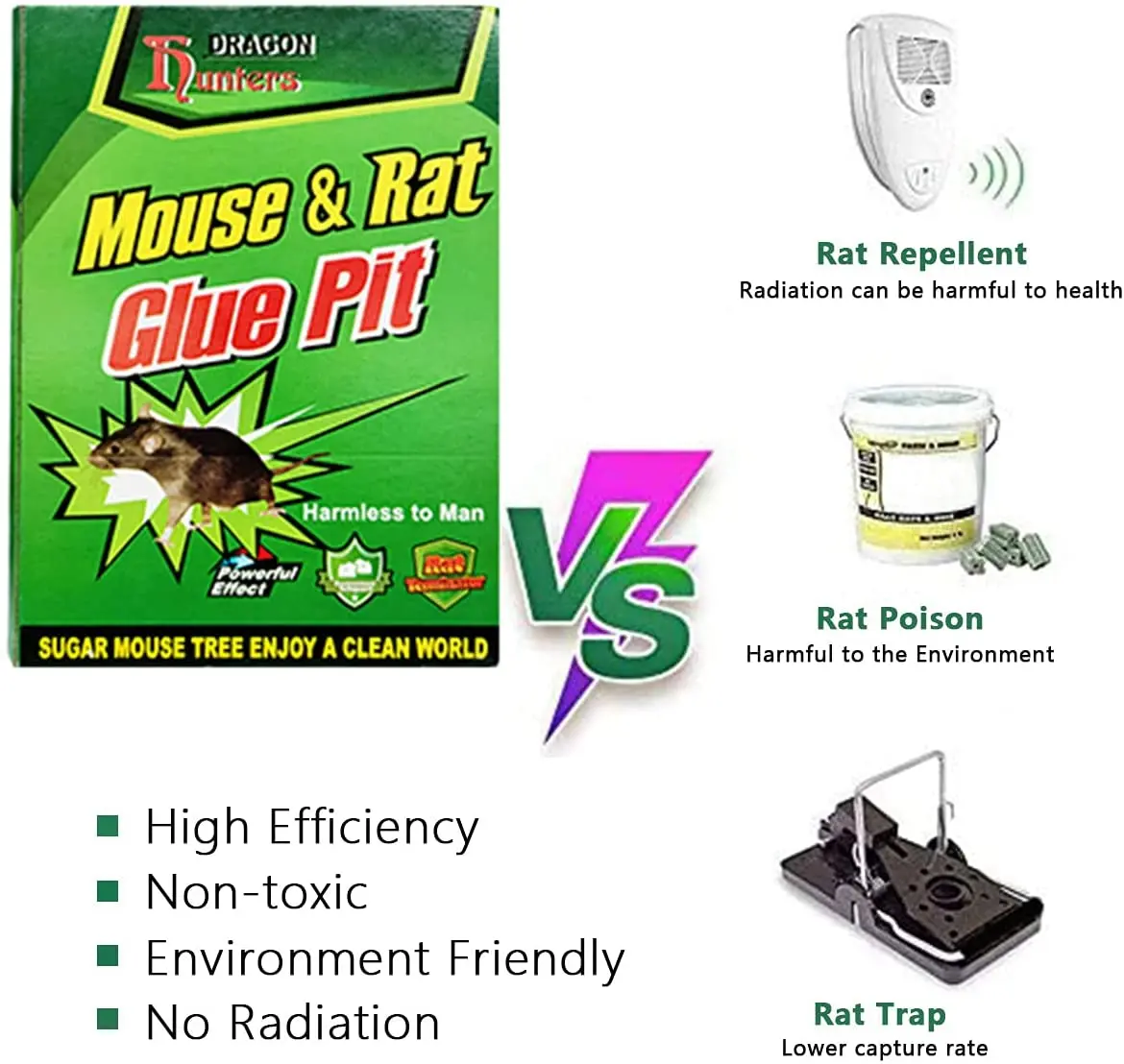 5/10pcs Mouse Board Sticky Mice Glue Trap High Effective Rodent Rat Bugs Catcher Pest Control Reject Non-toxic Eco-Friendly | Дом и сад