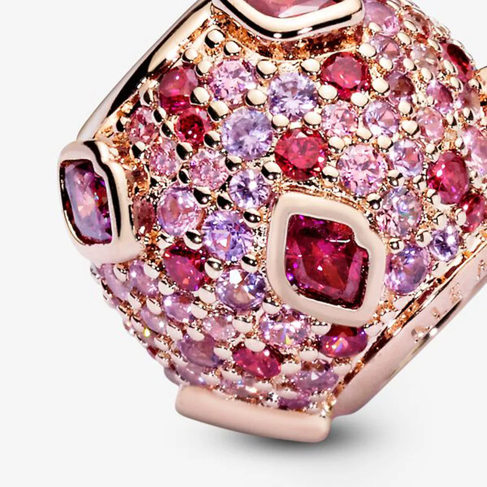 Женский браслет из серебра 100% пробы с подвеской в виде поцелуя | Украшения и