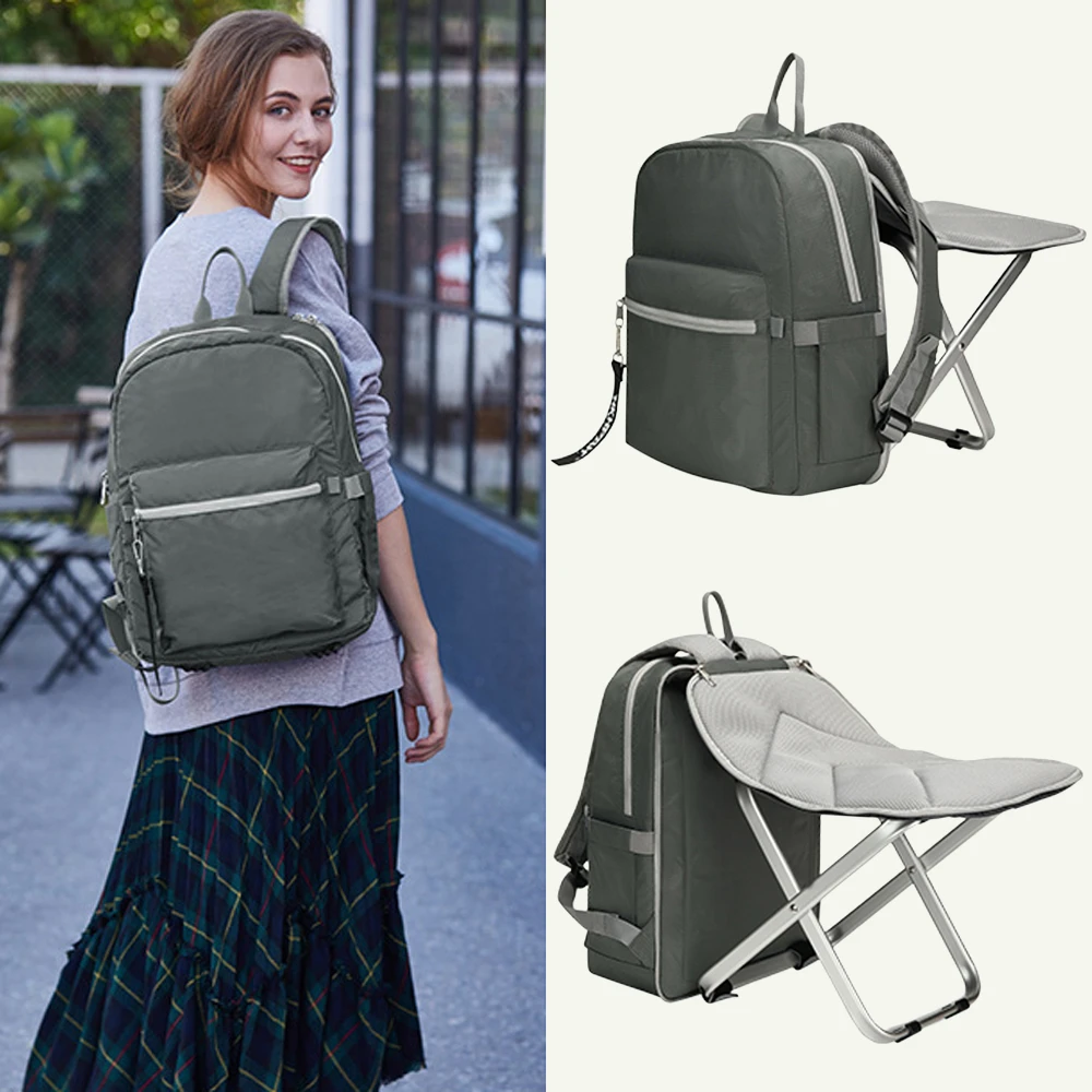 

2 в 1 в виде автомобиля для детей и младенцев; Оснащенные многофункциональной стул для рыбалки сумка Легкий рюкзак стул комбинированный рюкз...