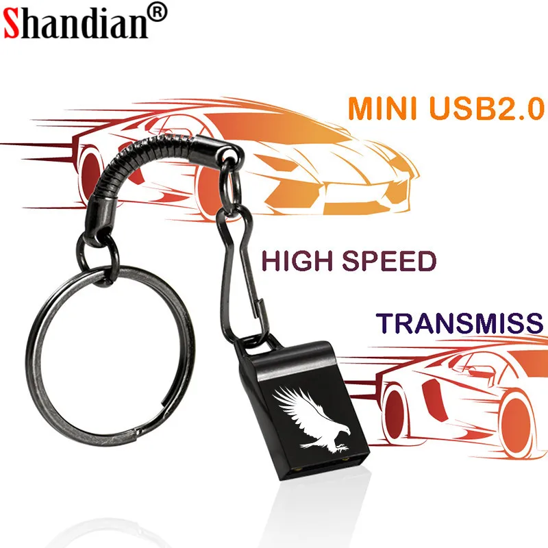 

USB-флеш-накопитель SHANDIAN водонепроницаемый, 8/64/4 ГБ, 2,0
