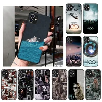 tpu soft black matte silicone phone case for iphone 13 12 11 pro xs max se2020 x xr 7 8 6s 6 plus the 100 tv eliza taylor cover