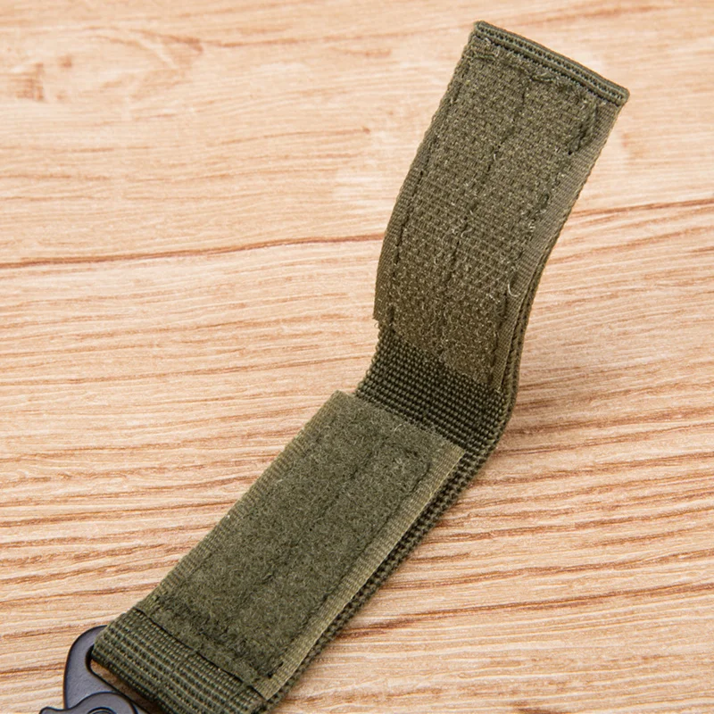 Мужская холщовая застежка цветной брелок в стиле милитари нейлоновая