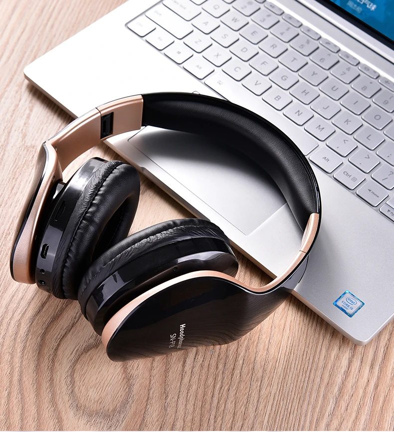 Teamyo беспроводные наушники bluetooth-гарнитура Складные стерео наушники Игровые наушники с микрофоном для ПК мобильного телефона Mp3