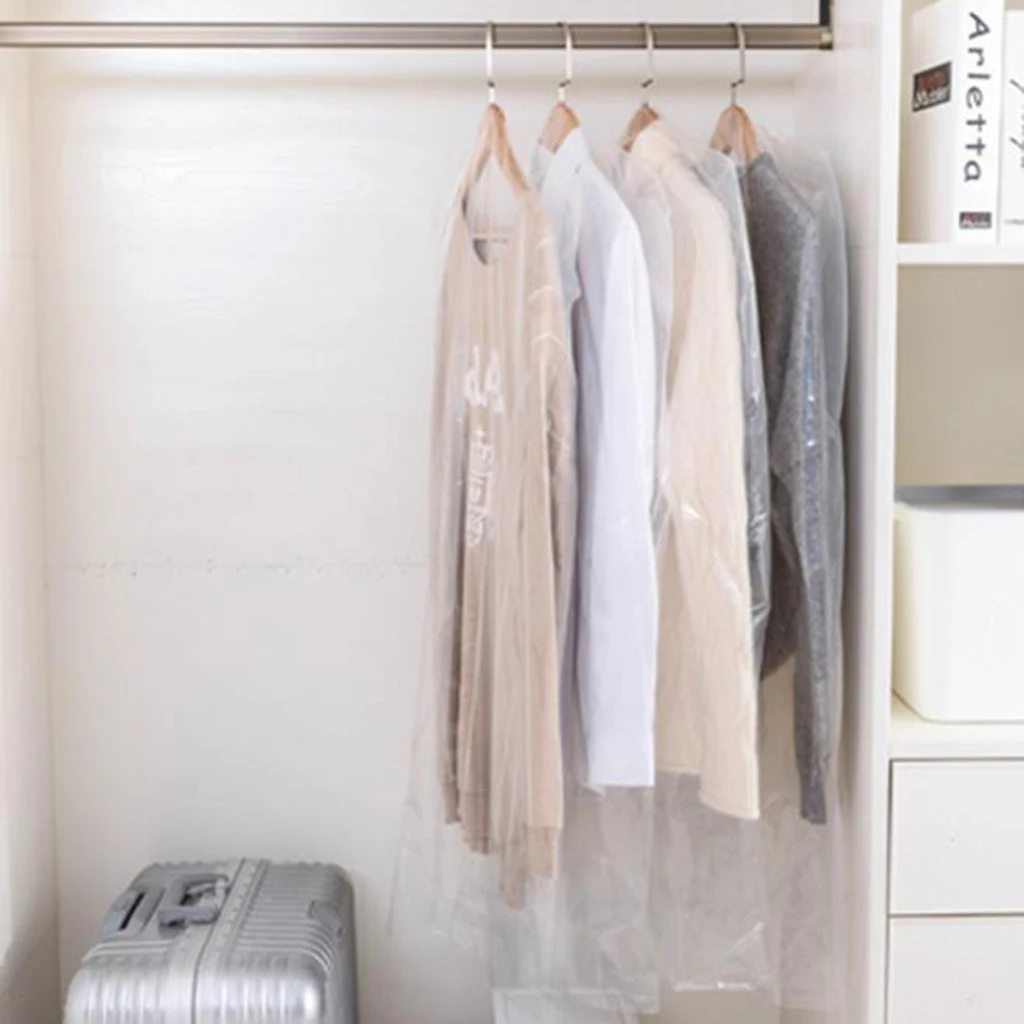 Прозрачный чехол для одежды 10 шт. защитный белья и хранения в шкафу пылезащитный