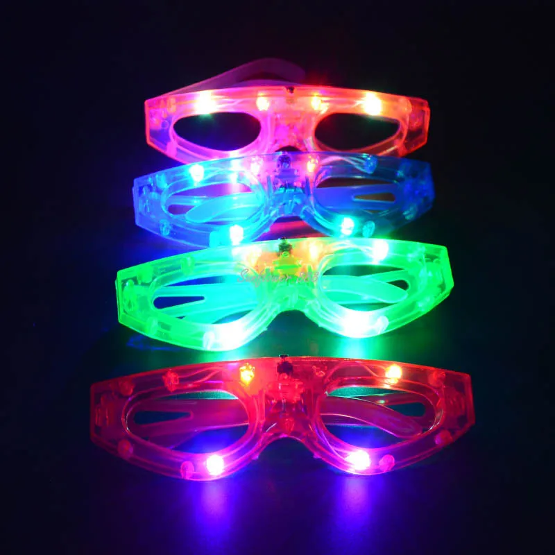 

24pcs LED Glowing Lights Glasses Bar Party Eyeglasses Concert Adult Children Toys Gifts Birthday Wedding Decoration Carnival