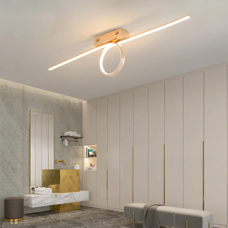 

LODOOO Chrome/Gold plating Modern LED Ceiling Lights Lighting For Dining Room Living Room Bedroom LED Ceiling Lamp Fixtures