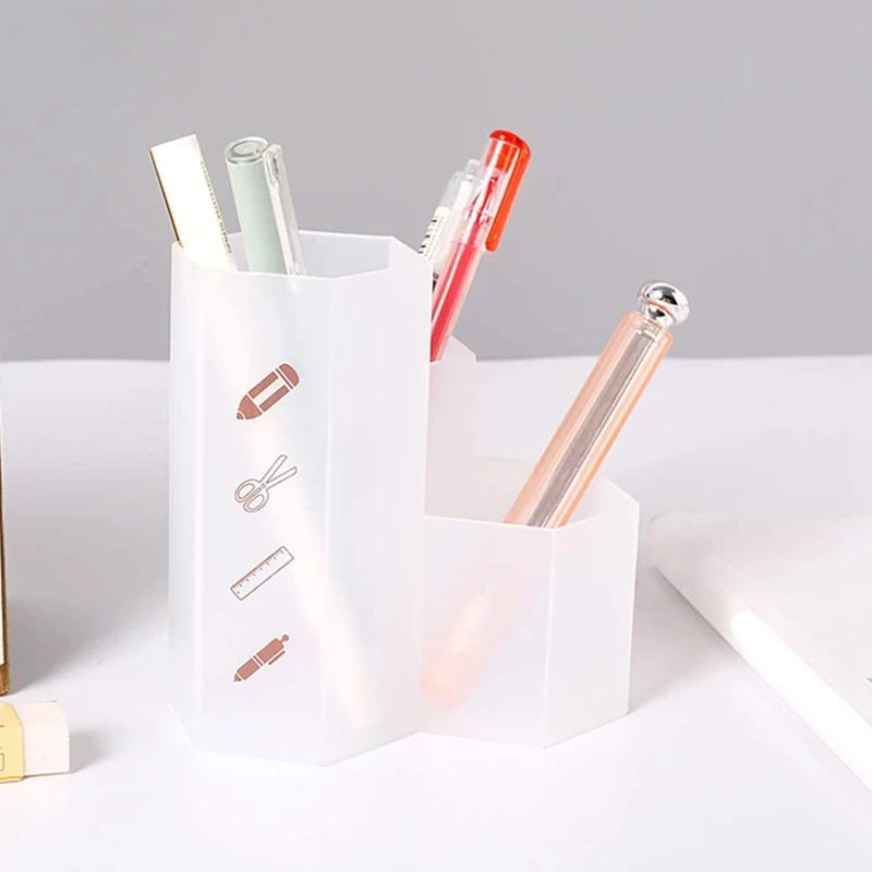 

Pen and Pencil Holder for Desk, Desktop Combination Office Multifunctional Organizers Brush Remote Control Storage