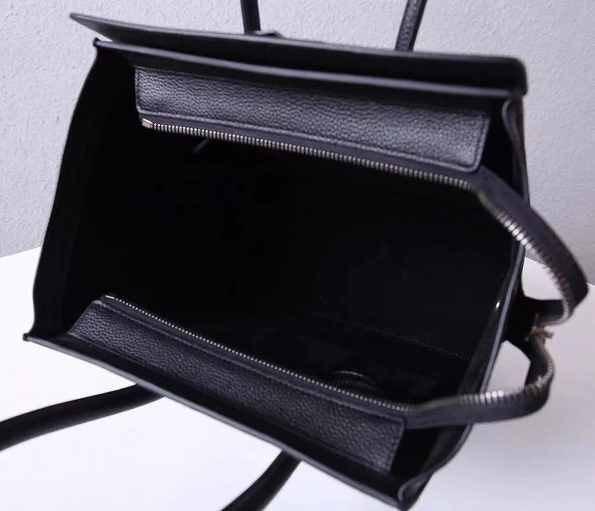 

Classic fashion genuine leather smiley face bag, unique style solid color shoulder bag, exquisite lady messenger bag handbag