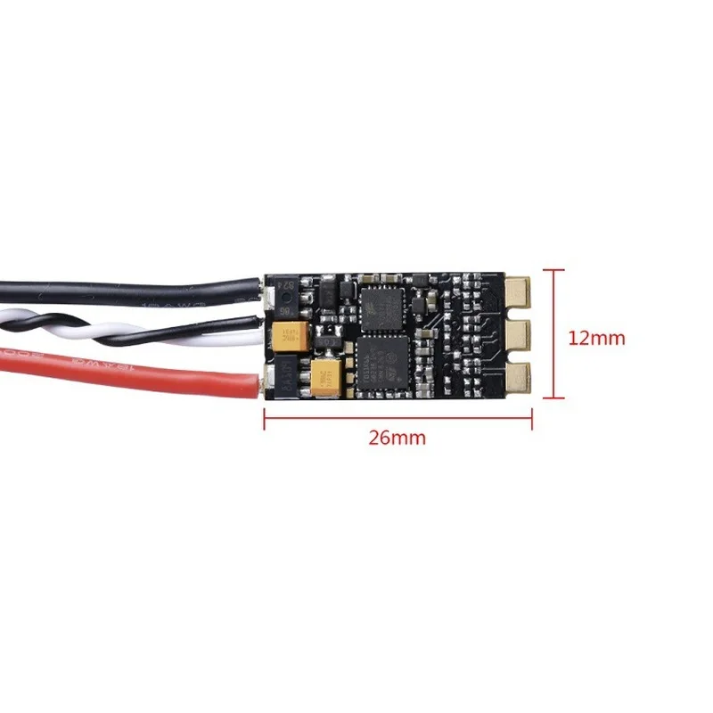 IFlight Ipeaka 26*12 мм 35A BLHeli-32 бит 2-5S ESC поддержка Dshot150/300/600/1200/Multishot/Oneshot f/FPV гоночный Дрон