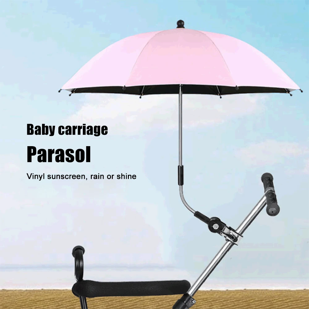 

Съемный Регулируемый Чехол-зонт для детской коляски, защита от УФ-лучей, солнца, дождя, уличный инструмент
