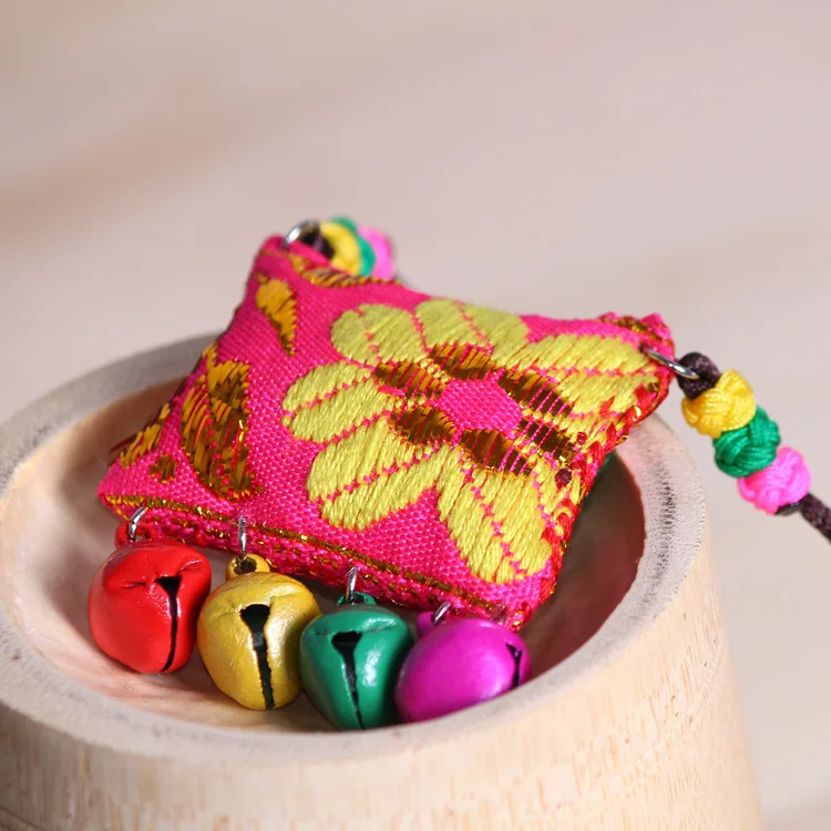 fashion copper bells ethnic necklace vintgae jewelry sweater handmade embroidery colorful | Украшения и аксессуары