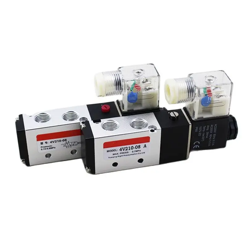 Соленоидный клапан 2V025 пневматический 12 соленоидный регулирующий катушка 24 В 220