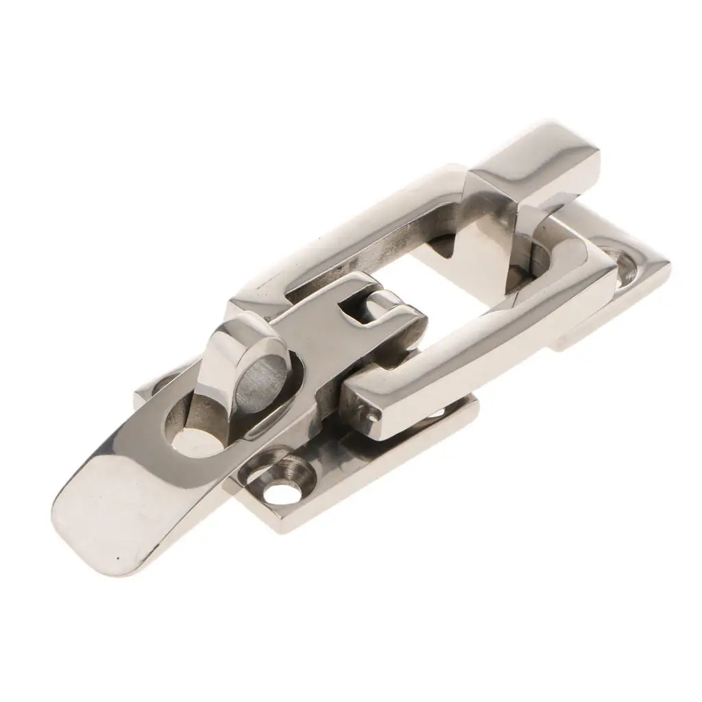 

316 Stainless Steel Heavy Duty Lockable Hasp/Hold Down/Hatch Clamp Latch