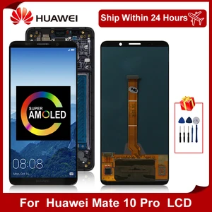 6 0 for huawei mate 10 pro lcd display touch screen digitizer for huawei mate 10 pro bla l09 bla l29 replacement parts free global shipping