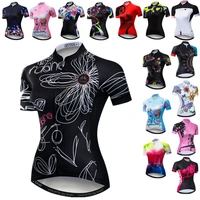 weimostar black womens cycling jersey short sleeve bike clothing summer mtb bicycle jersey team uniform racing cycling shirt