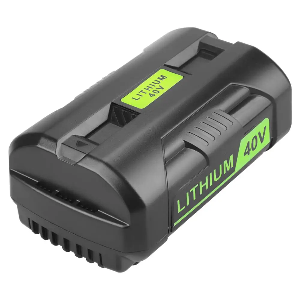 Аккумулятор большой емкосветодиодный 6000 мАч для Ryobi 40 в LED 6000mAhOP4026A OP4050 RY40502 RY40200