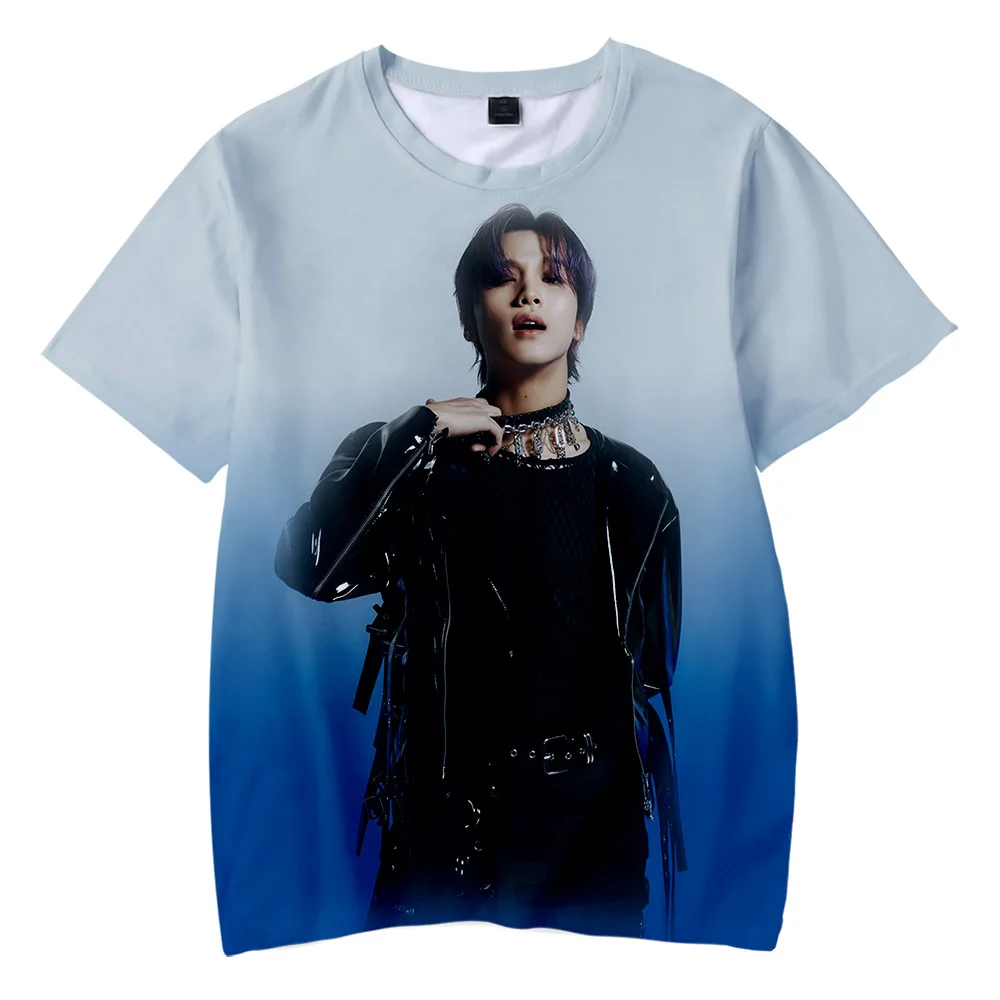 NCT-мужские и женские футболки с коротким рукавом круглым вырезом Повседневная