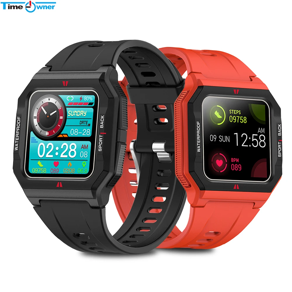

Time Owner FT10 Smart Wristband Men Heart Rate Monitor IP68 Waterproof Fitness Tracker Smart Bracelet Band Sport Smart Watch