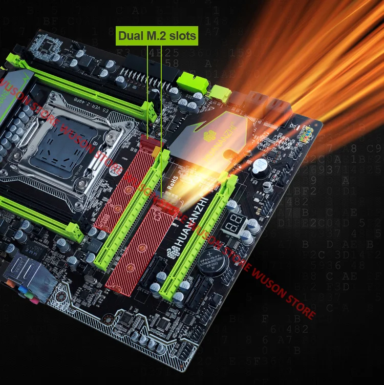 Хит продаж! Материнская плата HUANAN V2.49 X79 CPU RAM combos Xeon E5 2670 V2 (4*4 Гб) 16 ГБ DDR3 RECC memorry все