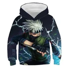 Толстовки с аниме надписью Nruto, детская одежда для мальчиков Kakashi Orochimaru Sasuke Pain Gaara, толстовки, одежда для маленьких мальчиков, толстовка большого размера для детей