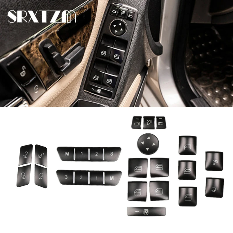 Наклейка для кнопки подъема автомобильного стекла кнопка разблокировки