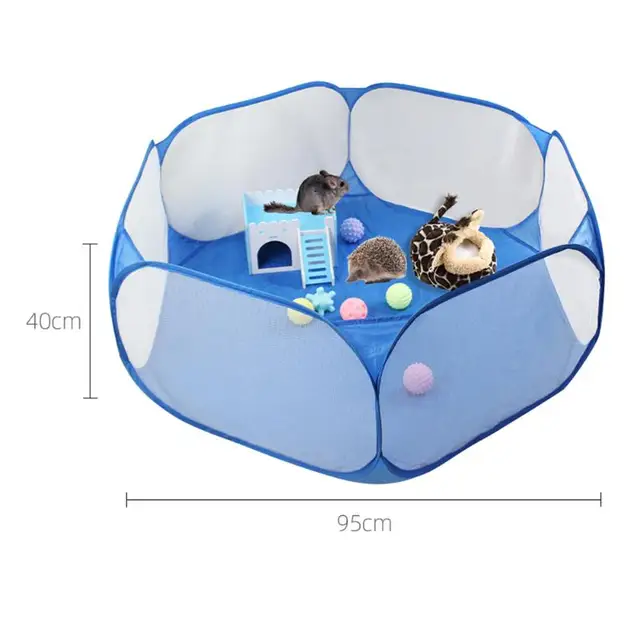 Pet Playpen Portable fashion Open Indoor / Outdoor Small Animal Cage Game Playground Fence for Hamster Guinea- Pigs 4