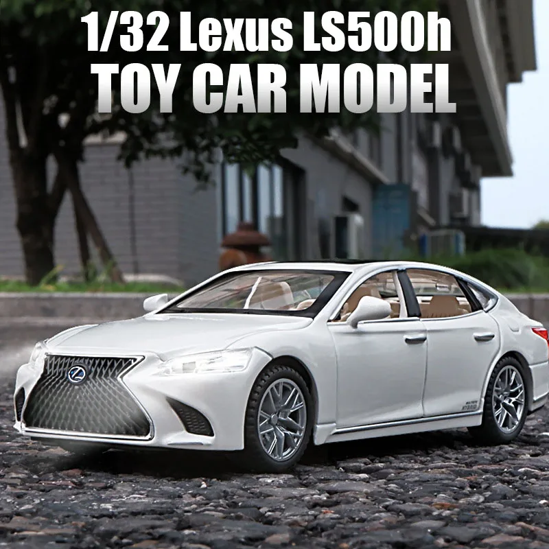 

1:32 New Lexus LS500h Alloy Car Model Diecasts & Toy Vehicles Pull Back Sound and Light For Children Boy Gifts Boy Toy