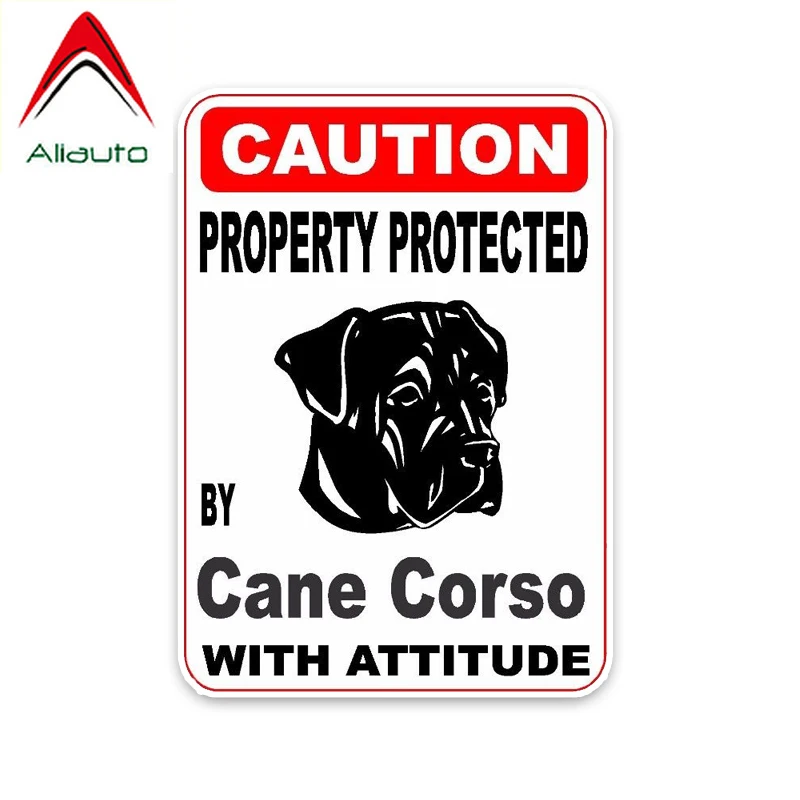 Автомобильные стикеры Aliauto внимание защита прав автомобиля от трости Корсо