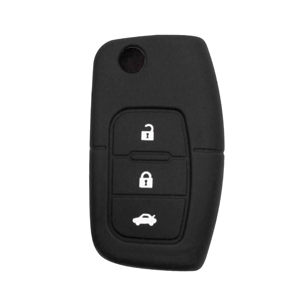 Силиконовый чехол KEYYOU 50 шт./лот для Ford Fiesta Focus 2 Ecosport Kuga Escape автомобильный