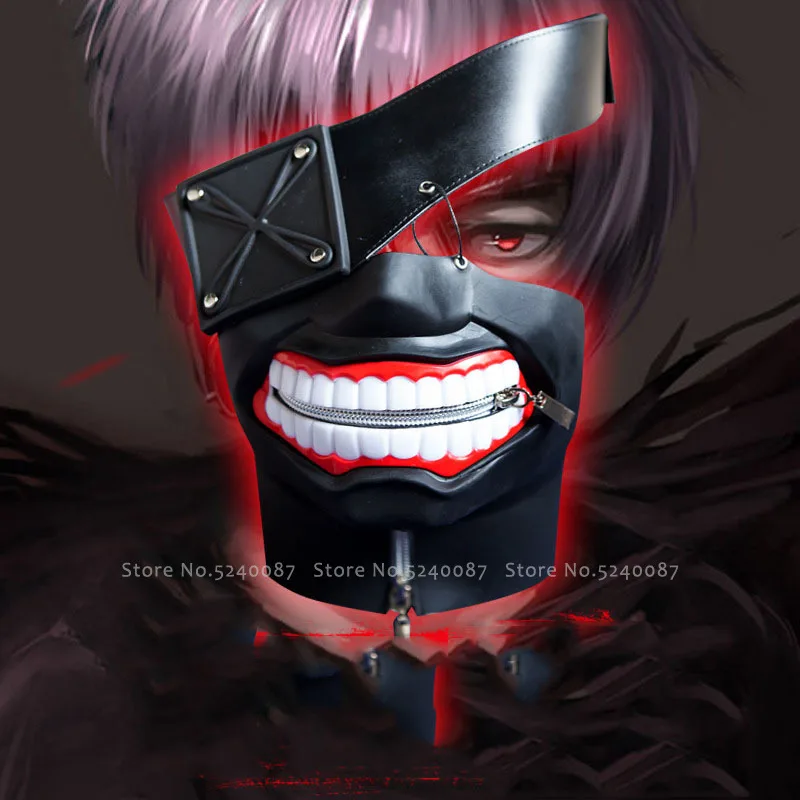 Хэллоуин Токийский Гуль канеки Кен сасасаки хайсе 3D маски на молнии резиновый