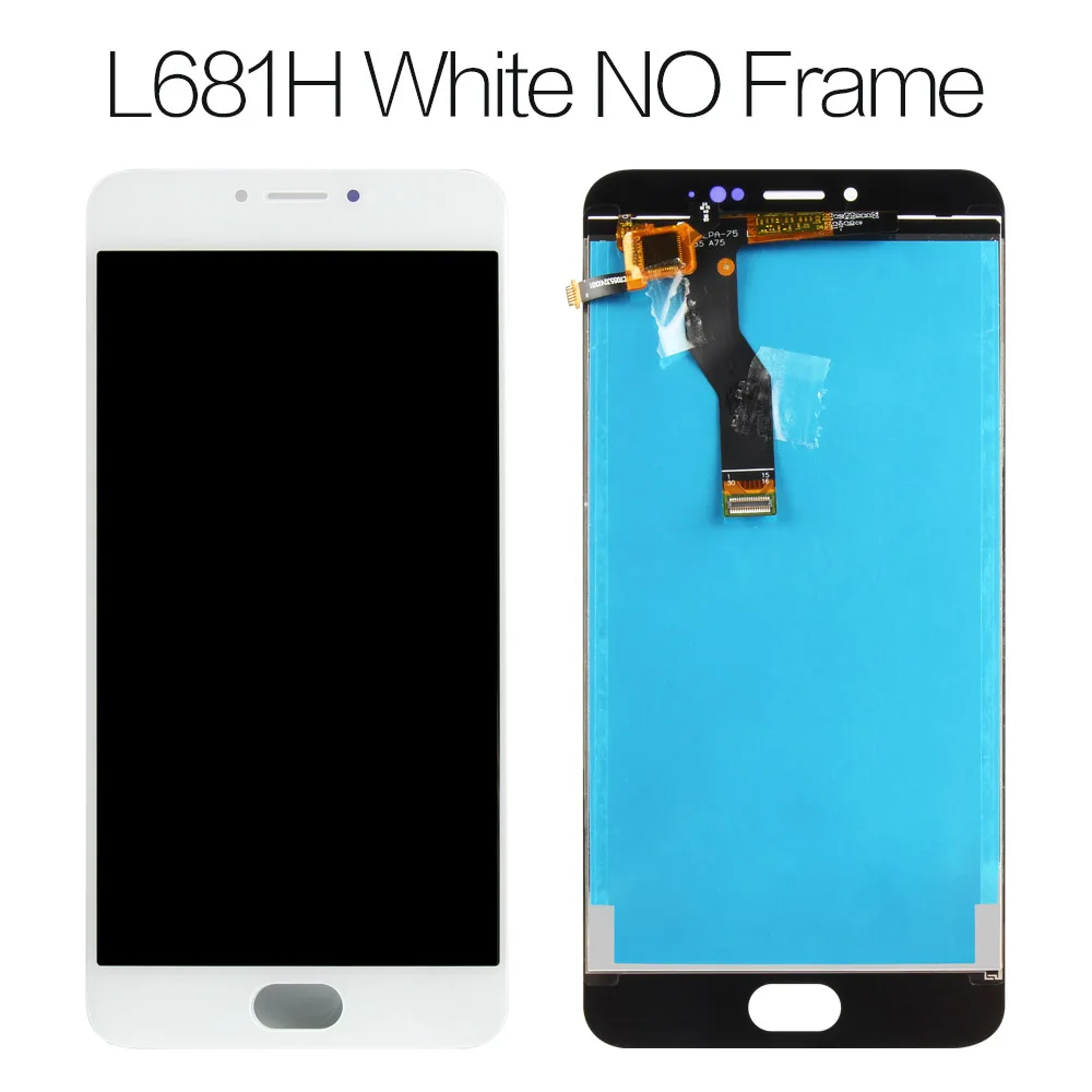 5,5 ''ЖК-дисплей для MEIZU M3 NOTE ЖК-дисплей дигитайзер сенсорный экран M681H L681H запасные части - Цвет: L681H White